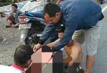 Tiga Korban Luka di Jembatan Layang Sungai Tabuk