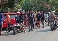 Geger! Sekelompok Pemuda Bawa Sajam di depan Taman Kamboja Banjarmasin