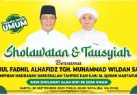 Malam ini Sholawat dan Tausiah Bersama Guru Wildan di Bumi Alam Roh