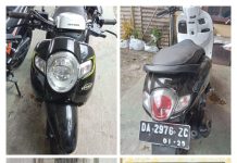 Tersangka Pencuri Sepeda Motor Muhaimin Kini diamankan di Polsek Simpang Empat Tanah Bumbu