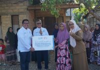 14 Rumah Warga di Desa Kertak Baru Cempaka Banjarbaru dapat Listrik Gratis