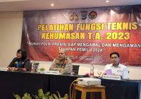 Polda Kalsel Gelar Pelatihan Kehumasan, Humas Polri Presisi Siap Kawal dan Amankan Tahapan Pemilu 2024