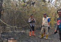 Mayat Terpanggang di Gunung Kupang Banjarbaru Dievakuasi ke RS Idaman