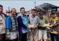 UPZ Bank Kalsel Salurkan Bantuan Kepada Korban Kebakaran di Gg Syukuri dan Gg Damai
