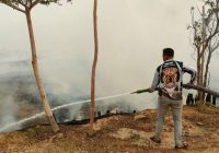 Lahan 0,9 Hektare Hangus di Desa Pihanin Raya HSS
