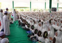 Tabuhan Seribu Rebana Tandai Pembangunan Pendopo Serambi Madinah Tanah Bumbu