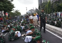 Tercatat di MURI, 1.001 Prajurit TNI Membatik Massal