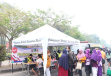 Kabut Asap, Rumkit Bhayangkara Gelar Pengobatan Gratis di CFD Palangka Raya