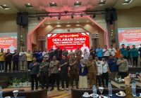 Polsek dan Kecamatan Banjarmasin Tengah Sepakat Ciptakan Pemilu Damai