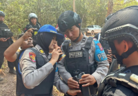 Bidpropam Polda Kalteng Sidak Senjata Petugas Pengamanan Perusahaan Sawit PT HMPB