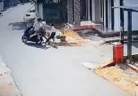 Viral Aksi Bocah Jatuhkan Jambret Hape