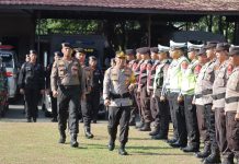 Lebih Seribu Personel Gabungan Kabupaten Banjar Siap Disebar Amankan Pemilu 2024