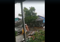 Puting Beliung Mengamuk di Jejangkit Batola, Puluhan Rumah Rusak, Tiang Listrik Roboh