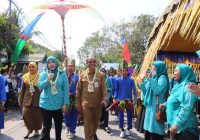 Desanya Terpilih Wakili Banjar Lomba TPK2D Kalsel, Warga Antusias Sambut Hj Nurgita Tiyas di Pandak Daun