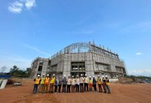 PUPR Kalsel : Pembangunan GOR Indoor Pemprov Kalsel Sudah 66 Persen