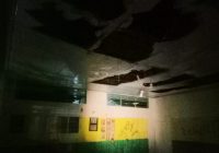 Atap SDN Sungai Alang 1 Terbakar, Bangunan Rawan Ambruk Siswa diliburkan
