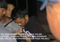 Resmob Kalsel Ringkus 4 Pelaku Pengeroyokan Aparat Polisi di Banjarmasin Tengah