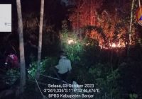 Dua Kebakaran Lahan di Karang Intan Hanguskan 3 Hektare Lahan