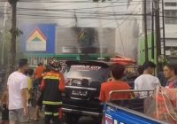 Kantor Jamkrida Kalsel di Kertak Baru Banjarmasin Terbakar