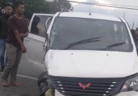 Wuling Putih Ringsek di Kampung Pengayuan, Korban Dilarikan ke RSI Sultan Agung
