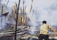 4 Rumah Terbakar di Desa Purui Dalam Tabalong