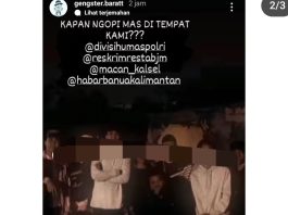 Kata Polisi Soal Akun Geng Motor Banjarmasin Tebar Ancaman