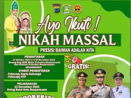 Nikah Massal di Balai Kota Banjarmasin pada 21 November Kembali Diundur