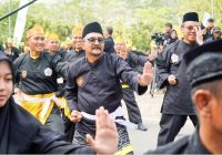 Rekor MURI 10 Ribu Pesilat Berlatih Bersama Gubernur Kalsel