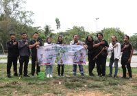 Sambut Hari Jadi ke 72 Humas Polri, Humas Polresta Banjarmasin Bersama Wartawan Tanam 100 Bibit Pohon