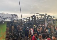 Kebakaran di Belitung Darat, Warga Sempat Dengar Suara Ledakan Saat Api Berkobar
