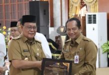 Dinilai Konsisten Melaksanakan Arahan dan Instruksi, Gubernur Beri Penghargaan Kepada BPBD Kalsel