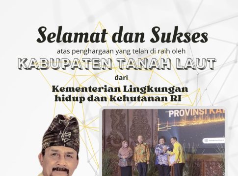 Bersama Pemprov Kalsel, Tanah Laut Terima 5 Penghargaan ProKlim dari Menteri LHK