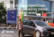 Viral Juru Pakir Datang Pakai Mobil 'Yang Gaji Pakai Beat'