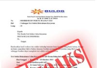 Waspada Undangan Seleksi Karyawan Bulog, Hoaks