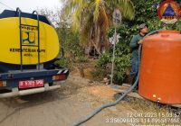 BPBD Banjar Bagikan Air Bersih ke Sejumlah Desa Terdampak Kemarau di Astambul dan Beruntung Baru