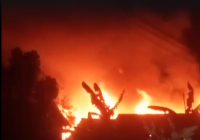 Kaki Hj Irum Terbakar Saat Rumahnya Dilalap Api di Barabai