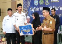 Kader LPTQ Banjar Terbaik STQH Nasional Dapat Bonus dari Bupati Saidi Mansyur
