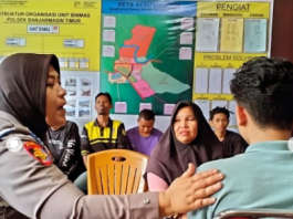 Remaja Pesta Miras Depan Gang Damai Kuripan Dibawa ke Polsek Banjarmasin Timur