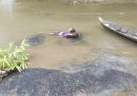 Mayat Laki-laki Ditemukan di Sungai Bungin Balangan, Tersangkut di Bebatuan