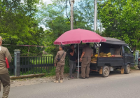 PKL dan Reklame di Jalan Karang Anyar Jadi Sasaran Satpol PP Banjarbaru