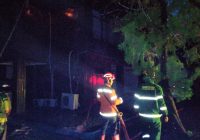 Atap Gedung VIP Pemprov Kalsel di Bandara Lama Syamsudin Noor Terbakar