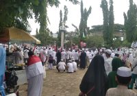 Aksi Damai Bela Palestina di CBS Martapura Diikuti Ribuan Peserta