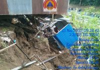Rumah Roboh di Desa Jimamum Balangan