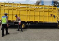 Sebanyak 20 Truk Terkena Razia Dishub dan Satlantas Polresta Kota Banjarmasin