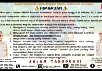 BPBD Balangan Minta Warga Waspada Bencana di Musim Penghujan
