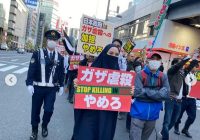 Zaskia Adya Mecca 1 Jam Jalan Kaki Keliling Tokyo Ikut Aksi Solidaritas Palestina Bareng Warga Jepang