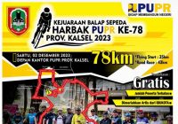 Catat Jadwal Balap Sepeda Dinas PUPR Kalsel Perebutkan Total Hadiah Rp 200 Juta