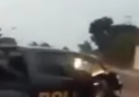 Viral! Diduga Mobil Polresta Palangka Raya Tabrak Truk Sawit Parkir di Tepi Jalan