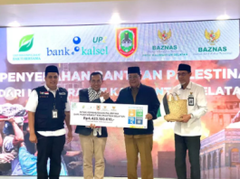 Gubernur Kalsel Serahkan Hasil Penggalangan Dana Palestina Rp4,4 Miliar ke Baznas RI