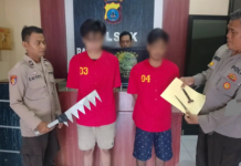 Dua Remaja Diduga Anggota Gengster Dibekuk Polsek Banjarbaru Utara